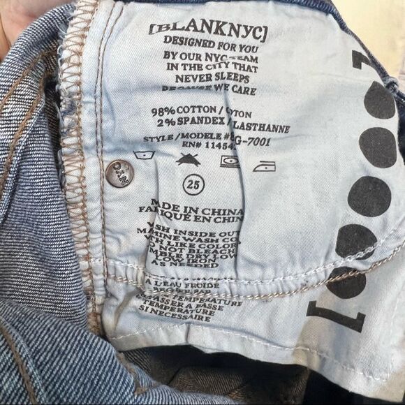 Blank NYC Skinny Classique Size 25 Dark Wash - Picture 11 of 11